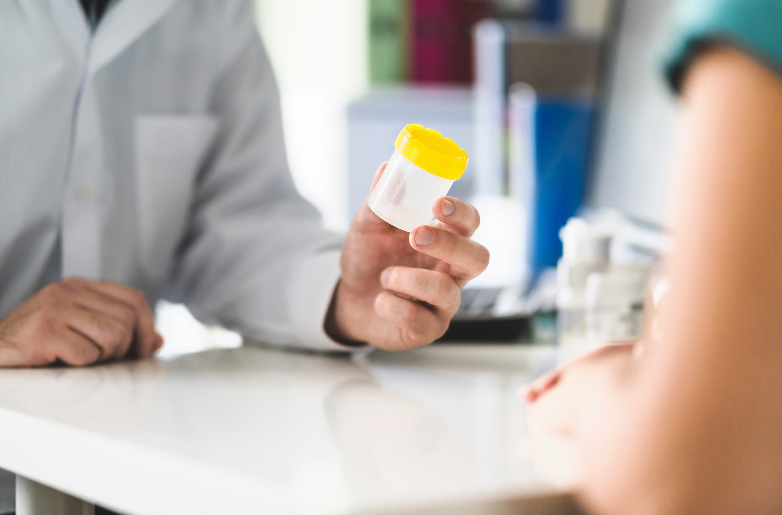 Woman getting UTI treatment at AFC Urgent Care